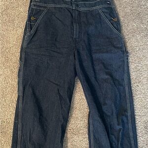 Men's Relaxed Fit Denim Overalls